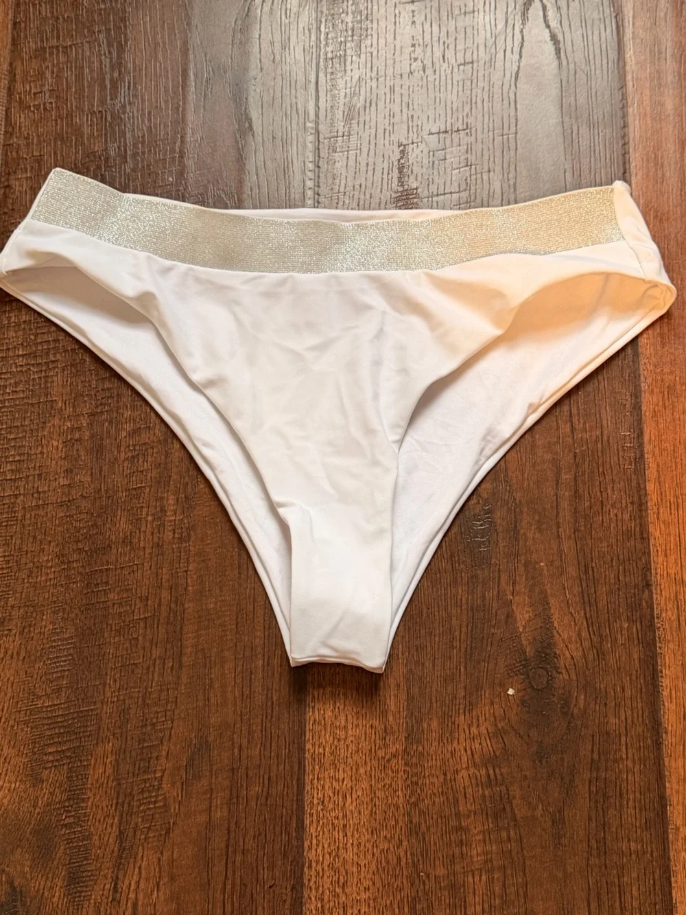 Set of 4 Bikini Bottoms - Black, White, Teal Leaf, Purple